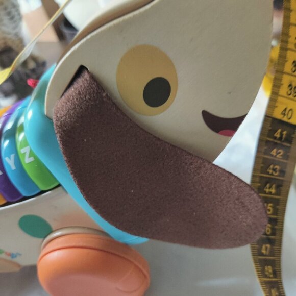 Wooden Alpha Pup Learning Toy, Pull along puppy teaches letters, sounds, songs. - Picture 10 of 10